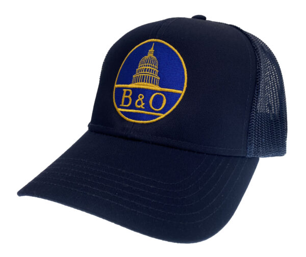 Baltimore & Ohio B&O Railroad Embroidered Mesh Cap Hat #40-0025NM - Image 5