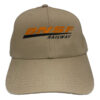 BNSF Railway Railroad "Swoosh" Logo Embroidered Cap Hat 40-0048K