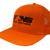 Norfolk Southern Railroad Embroidered Neon Orange Cap Mesh Hat #40-0068OM - Image 2