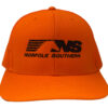 Norfolk Southern Railroad Embroidered Neon Orange Cap Mesh Hat #40-0068OM - Image 5