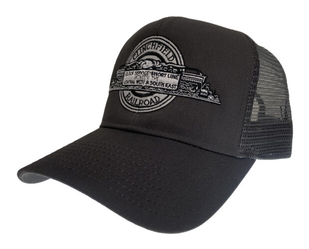 Clinchfield Railroad Steam Locomotive Embroidered Mesh Cap #40-2060CGM ...