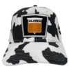 Oliver Tractor Sign Logo Farm Embroidered Cow Print Cap Hat 44-9075HS - Image 5