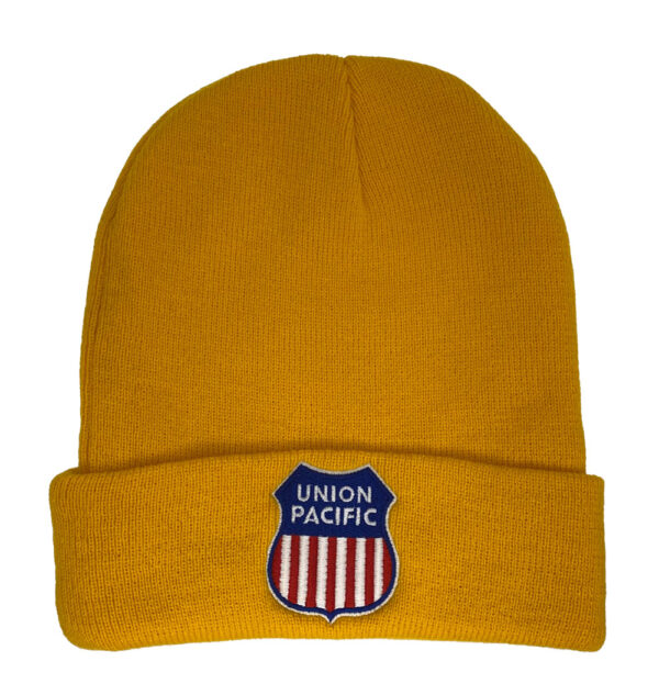 Union Pacific Railroad Safety Orange, Safety Yellow, Black, or Gold Beanie Cap 40-0047BN - Image 6