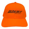 BNSF Railway Railroad "Swoosh" Logo Embroidered Mesh Cap Hat #40-0048OM