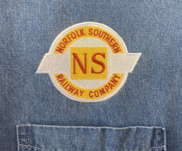 Norfolk Southern Railway Company Embroidered Denim Shirt #80-0099DS