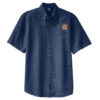 Seaboard Air Line Railroad Embroidered Denim Shirt #80-4590