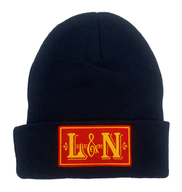 Louisville & Nashville (L & N) Railroad Embroidered Beanie Cap #40-2900GBN