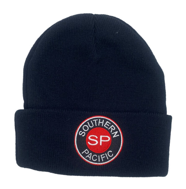 Southern Pacific Railroad Embroidered Beanie Cap #40-3090BN