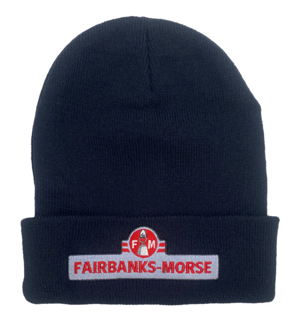 Fairbanks-Morse Embroidered Beanie Cap #40-3800LBN