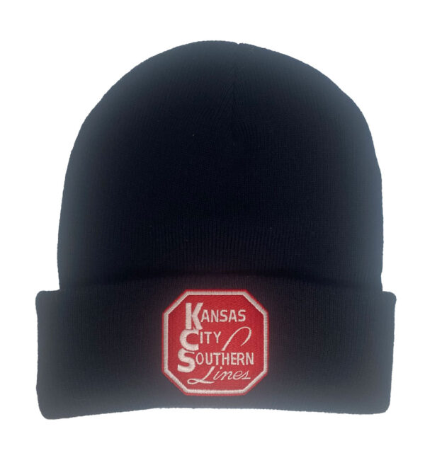 Kansas City Southern Railroad Embroidered Beanie Cap #40-0604BN