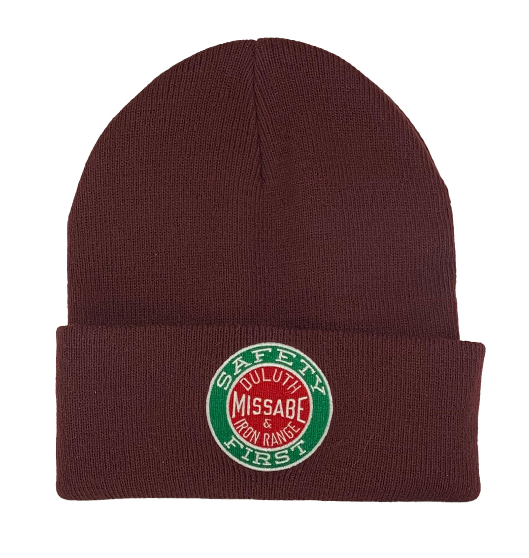 Duluth Missabe & Iron Range Railroad Embroidered Beanie Toboggan Cap #40-2315BN - Image 3