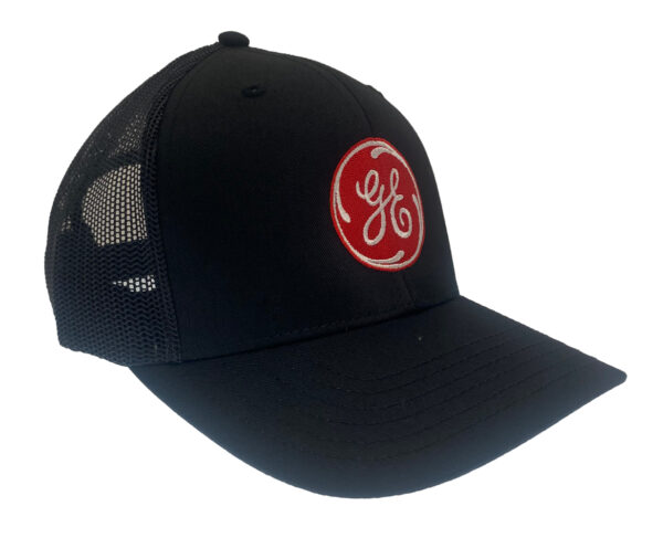 General Electric Transportation Logo GE Locomotives Embroidered Railroad Mesh Cap Hat #40-0230BM