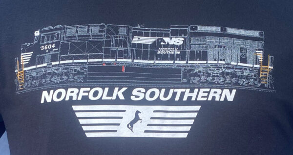 Norfolk Southern Railroad Tee T-Shirt #60-0068 - Image 2
