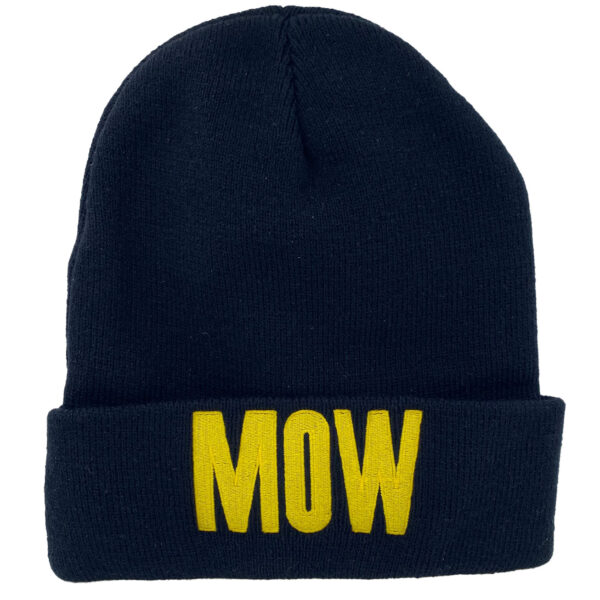 MOW Maintenance of Way Embroidered Railroad Beanie Cap #40-1280BN