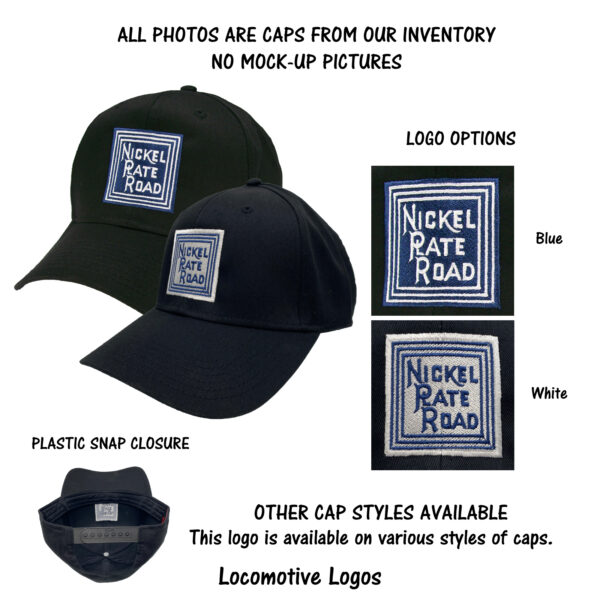 New York Chicago & St. Louis Railroad Nickel Plate Road Cap Hat #40-2600 Choice