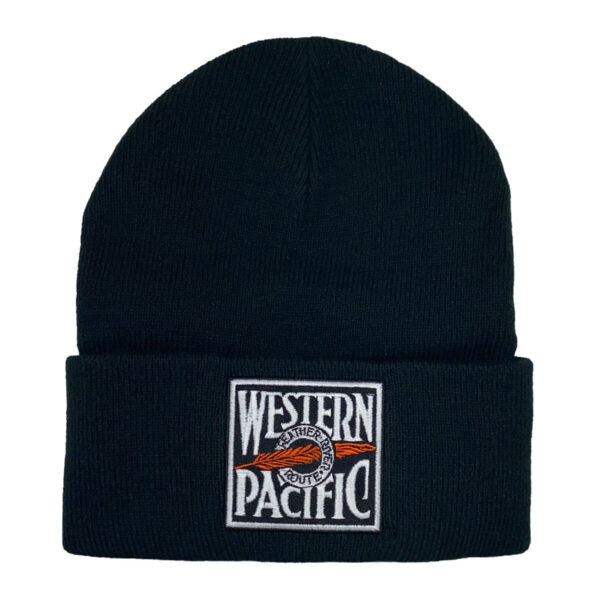Western Pacific Railroad Embroidered Beanie Cap #40-0024BN