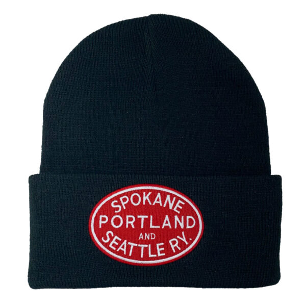 Spokane Portland & Seattle Railway Embroidered Beanie Cap #40-0059BN
