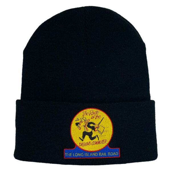Long Island Railroad Dashing Dan Embroidered Beanie Cap #40-2201BN