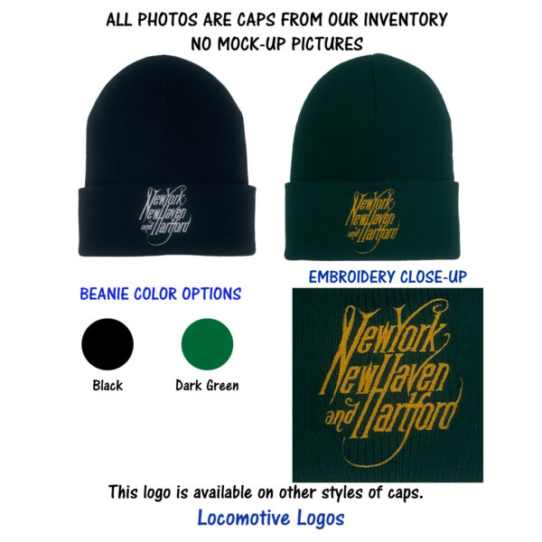 New York New Haven & Hartford Embroidered Railroad Cap #40-0057BN Choice