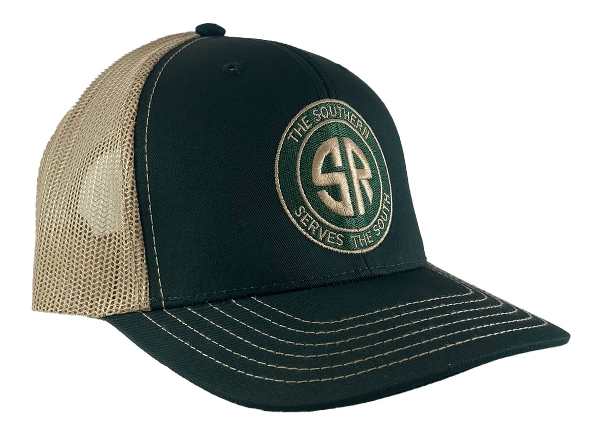Southern Railway Serves the South Dark Green & Khaki Mesh Cap with Logo Choice GKM3 - Image 7