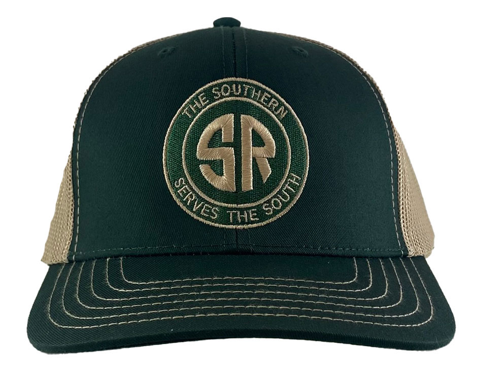 Southern Railway Serves the South Dark Green & Khaki Mesh Cap with Logo Choice GKM3 - Image 11