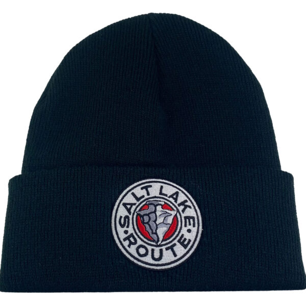 Los Angeles and Salt Lake Route Railroad Embroidered Beanie Cap #40-2101BN