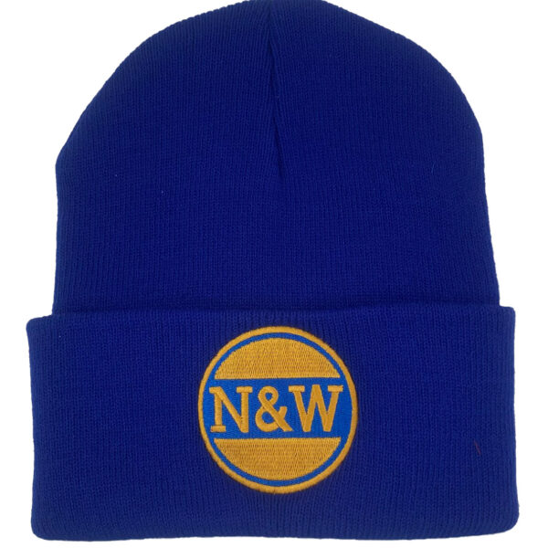 Norfolk & Western (N & W) Railway Embroidered Beanie Cap #40-2401BN