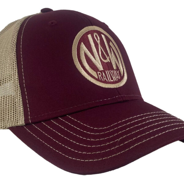 Norfolk & Western Railway Embroidered Mesh Railroad Cap Hat #40-3601MKM