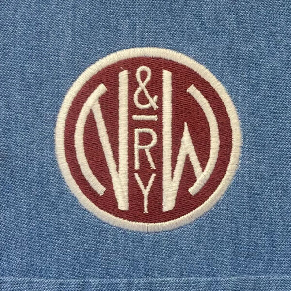 Norfolk & Western Railway Embroidered Denim Shirt #80-3600MDS