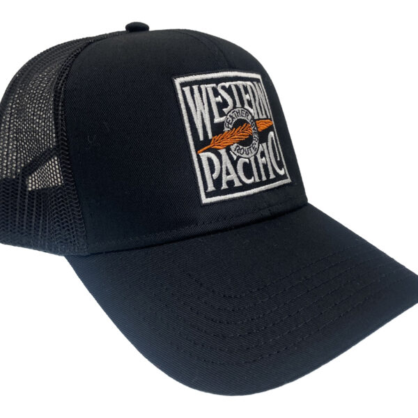 Western Pacific Railroad Embroidered Mesh Cap Hat #40-0024BM