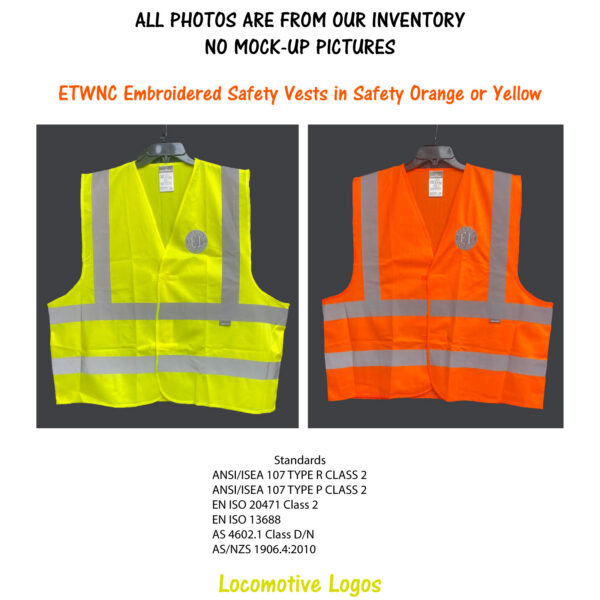 East Tennessee & Western North Carolina Embroidered Safety Vest #45-6066S