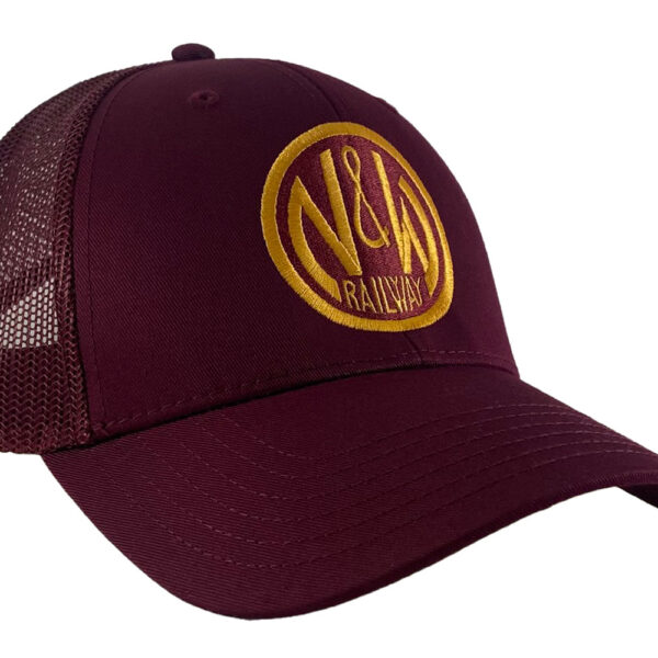Norfolk & Western N&W Railway Embroidered Railroad Mesh Cap Hat #40-3601V