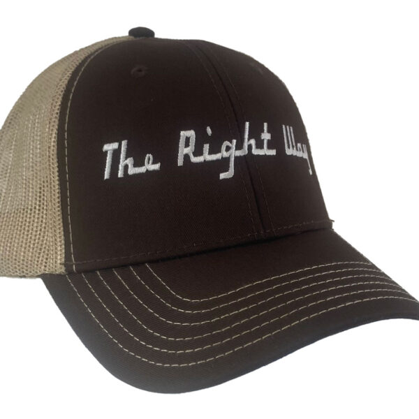 Central of Georgia Railway "The Right Way" Embroidered Mesh Cap Hat #40-9013BKM