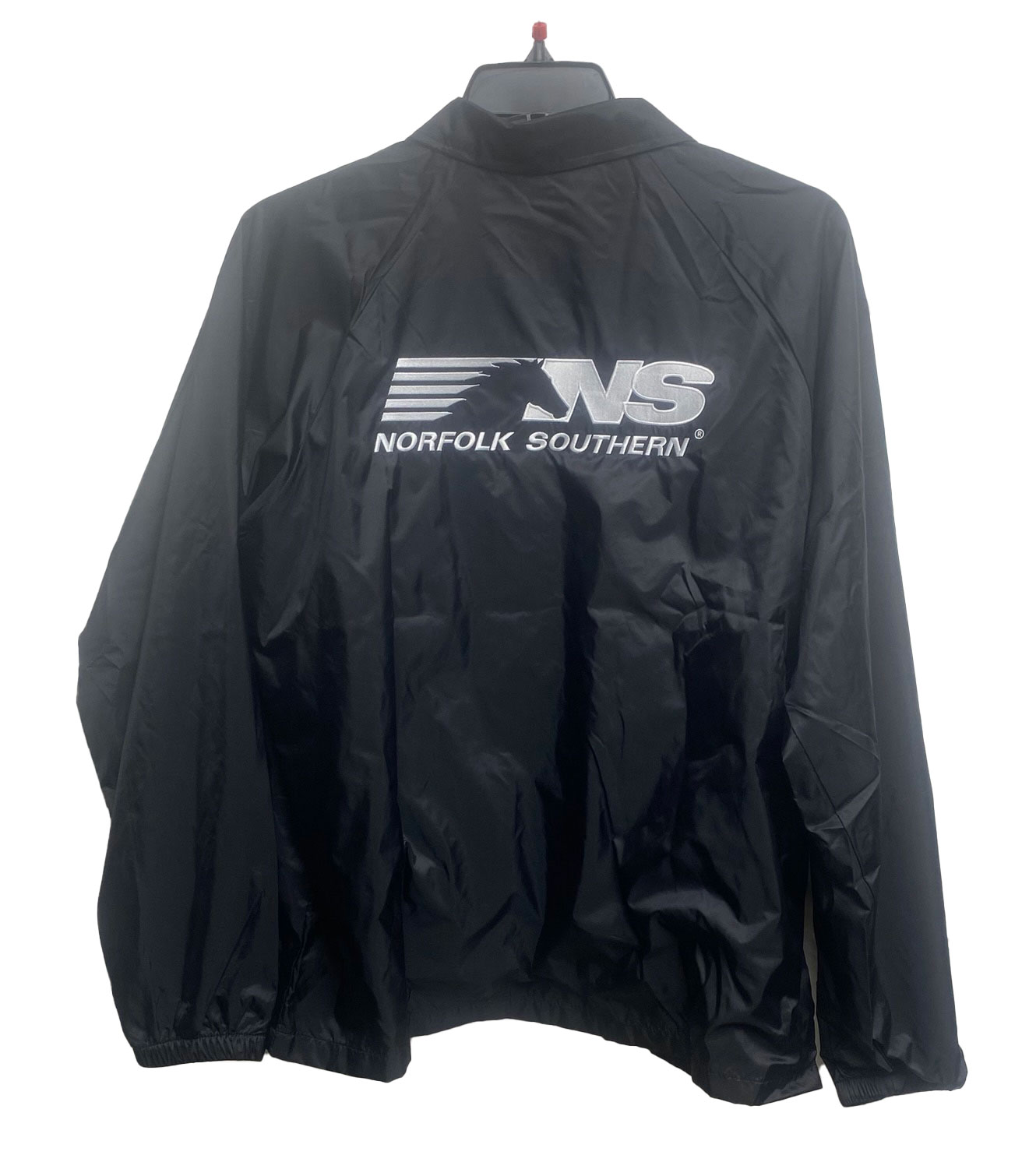 Norfolk Southern Railroad Thoroughbred Embroidered Lightweight Windbreaker Coach's Jacket #41-0068 - Image 3
