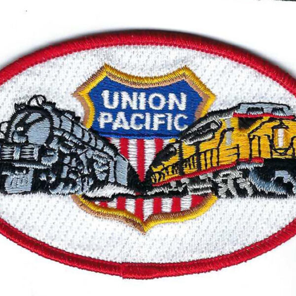 Union Pacific Steam & Diesel Locomotives Railroad Patch 14-3347