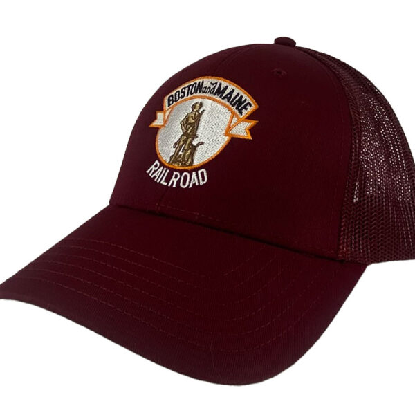 Boston & Maine Railroad Minuteman Embroidered Mesh Cap Hat #40-0065MM