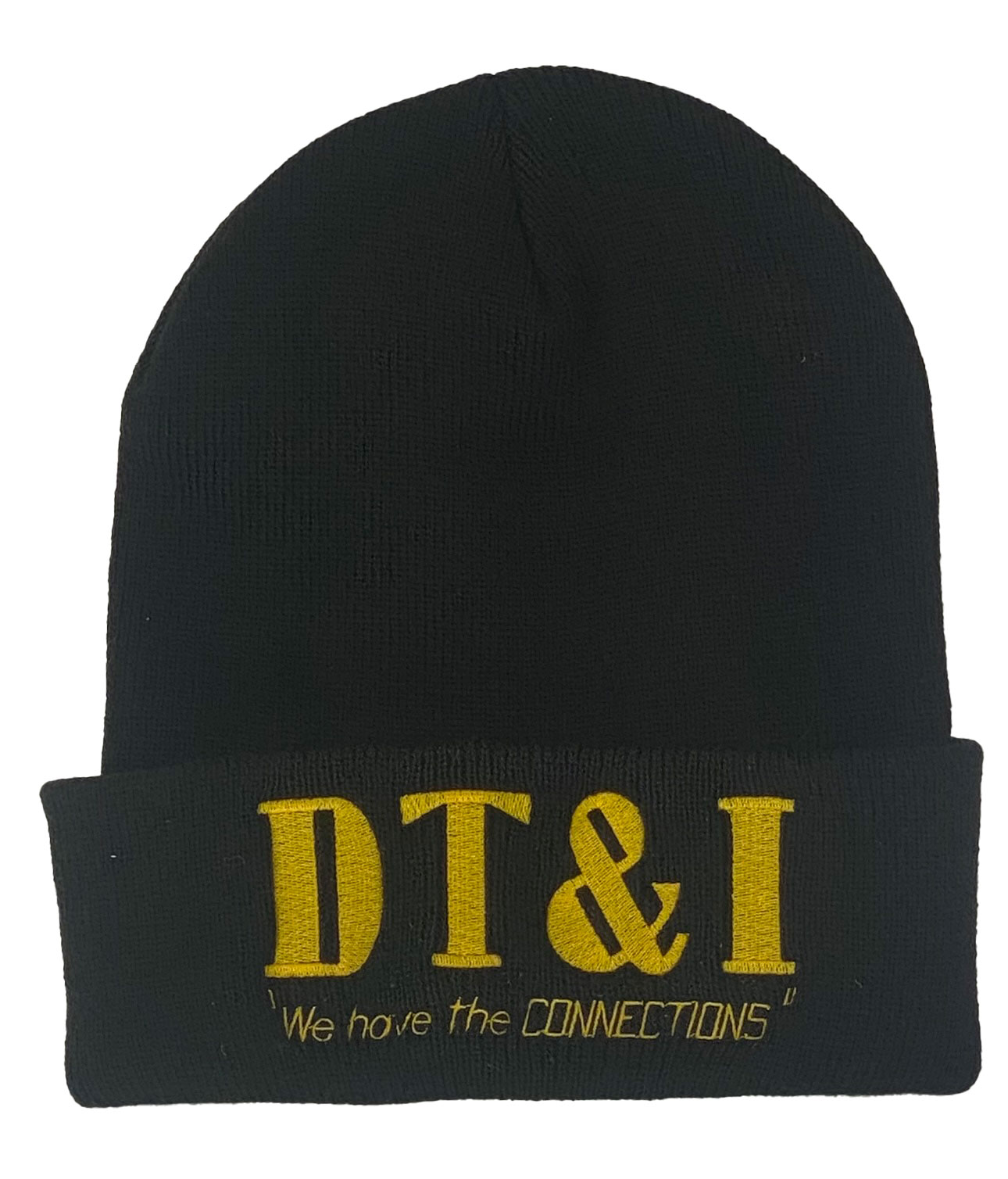 Detroit Toledo & Ironton DT&I Connections Embroidered Beanie Toboggan Cap #40-1732BN - Image 2