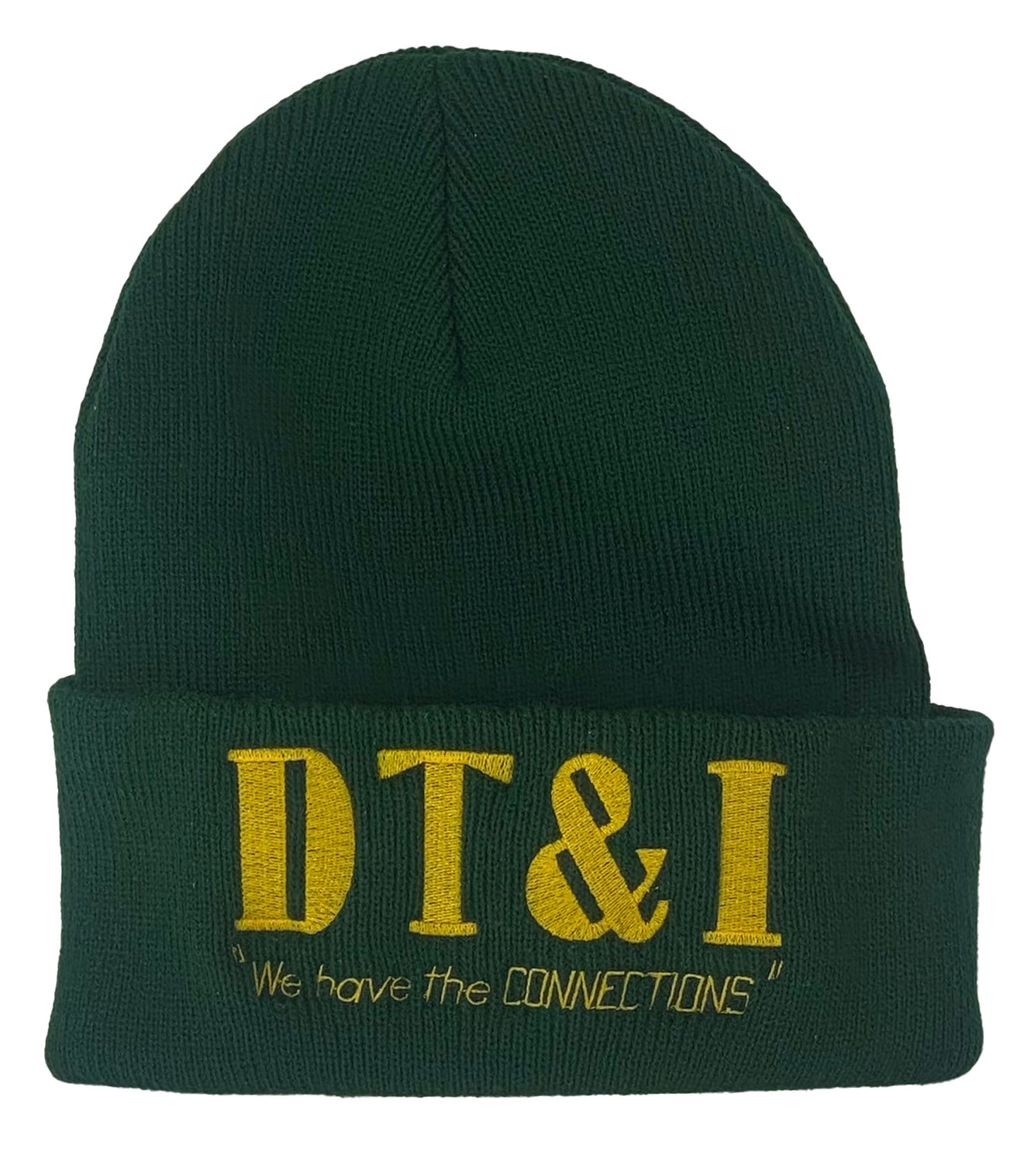 Detroit Toledo & Ironton DT&I Connections Embroidered Beanie Toboggan Cap #40-1732BN - Image 3