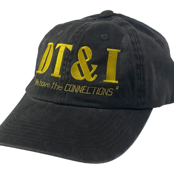 Detroit Toledo & Ironton Connections Railroad Logo Embroidered Denim Railroad Cap 40-1732BD