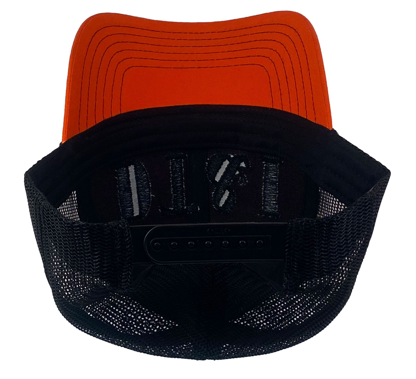 Detroit Toledo & Ironton D T & I Railroad "Connections" Embroidered Orange & Black Mesh Cap #40-1732OBM - Image 3