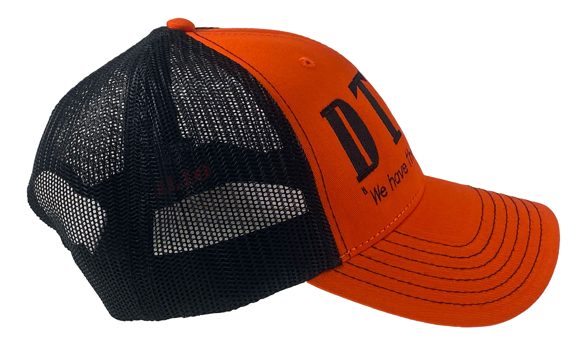 Detroit Toledo & Ironton D T & I Railroad "Connections" Embroidered Orange & Black Mesh Cap #40-1732OBM - Image 5