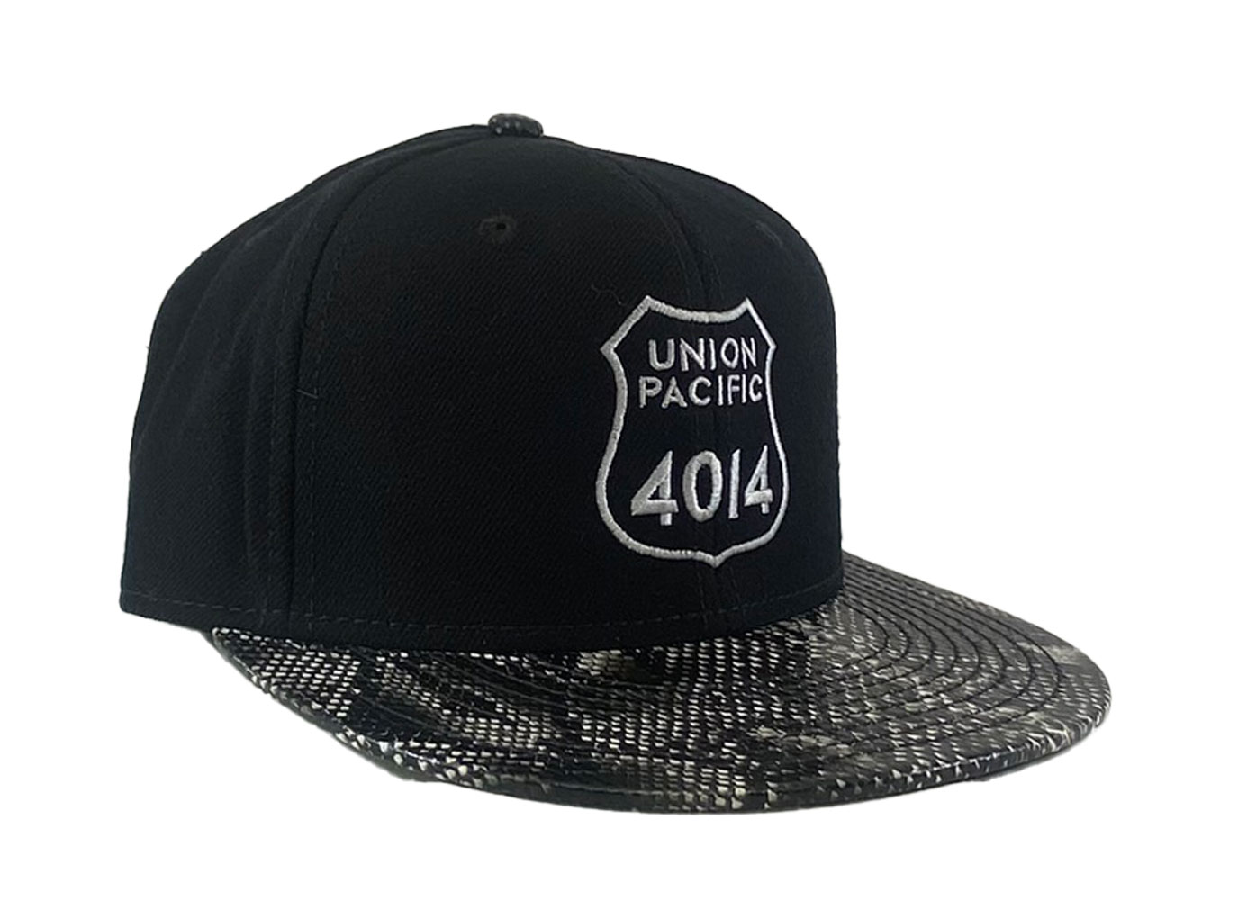 Union Pacific Railroad 4014 Big Boy Embroidered Snake Skin Cap Hat #40-4014SS - Image 2