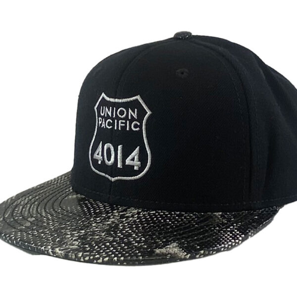 Union Pacific Railroad 4014 Big Boy Embroidered Snake Skin Cap Hat #40-4014SS