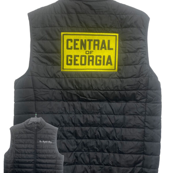 Central of Georgia Railway Embroidered Lightweight Puffer Vest #45-0081G